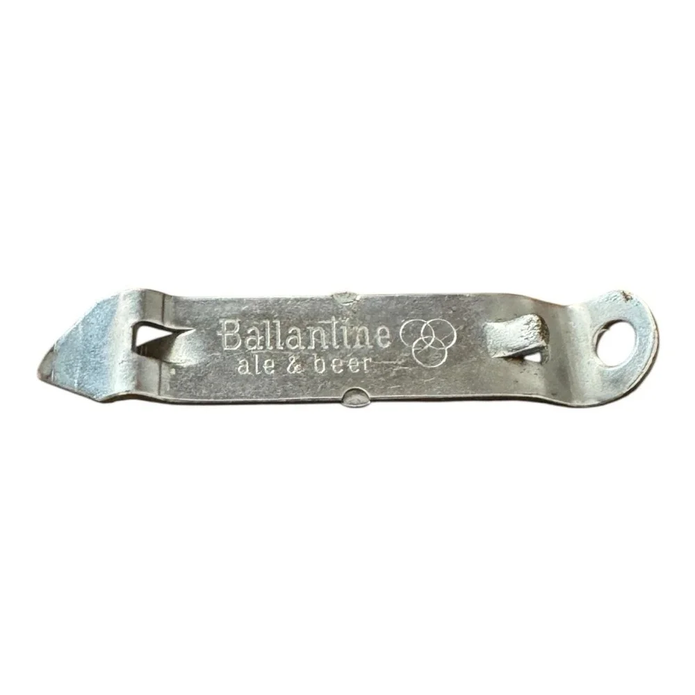 Ballentine Beer Can Opener‎ Church Key Beer Advertisement